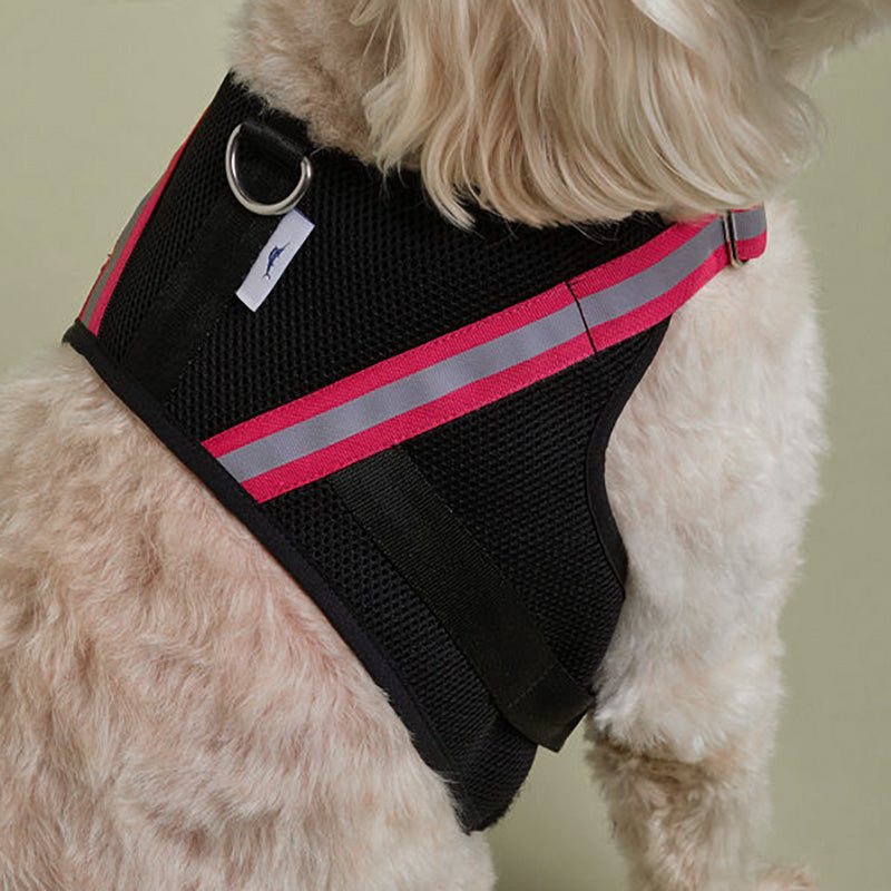 dog apparel harness - tommy bahama pink